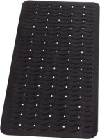 RIDDER Badmat anti-slip Playa 80x38 cm zwart 68310