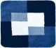 RIDDER Badkamermat Coins 55x50 cm blauw 7103803