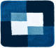 RIDDER Badkamermat Coins 55x50 cm blauw 7103803