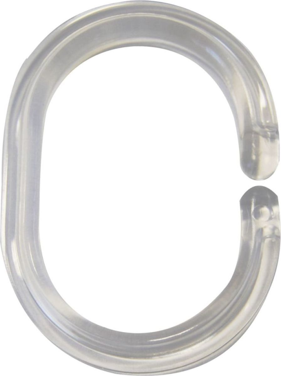 RIDDER Douchegordijnringen transparant 49300