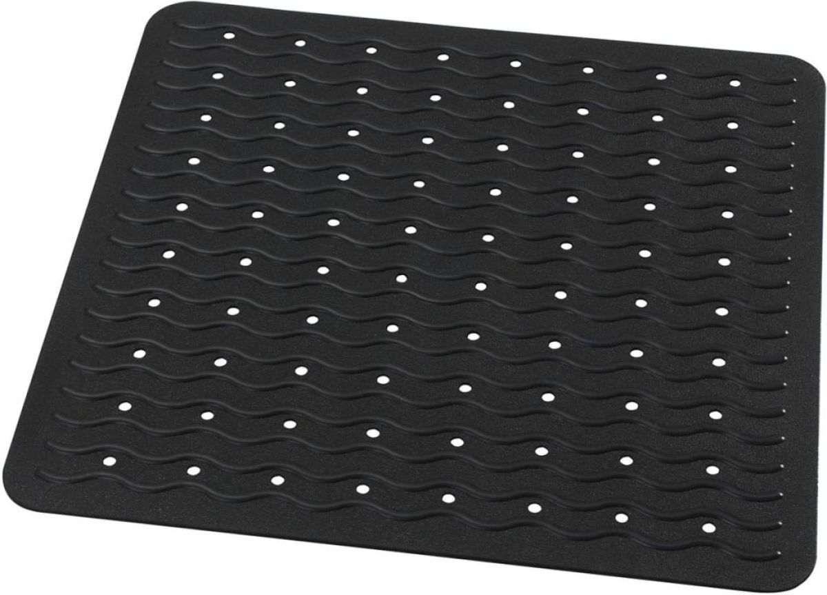 RIDDER Douchemat anti-slip Playa 54x54 cm zwart 68410