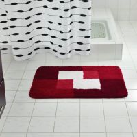 RIDDER Badkamermat Coins 60x90 cm rood 7103306