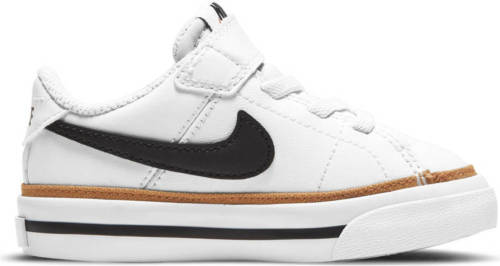 Nike Court Legacy sneakers wit/zwart/bruin
