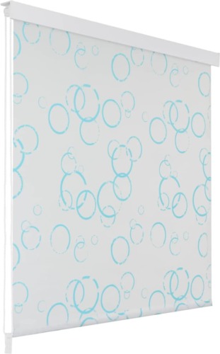 VidaXL Rolgordijn voor douche 120x240 cm bubbel