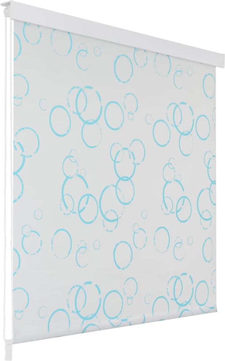 VidaXL Rolgordijn voor douche 120x240 cm bubbel