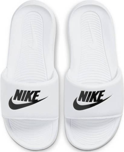 Nike Victori One Slide badslippers wit/zwart