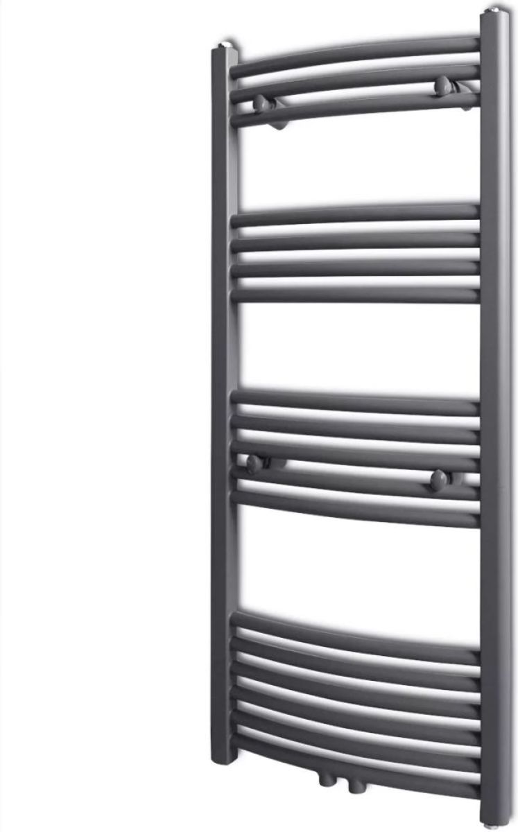 VidaXL Radiator/handdoekenrek curve grijs 500x1160 mm