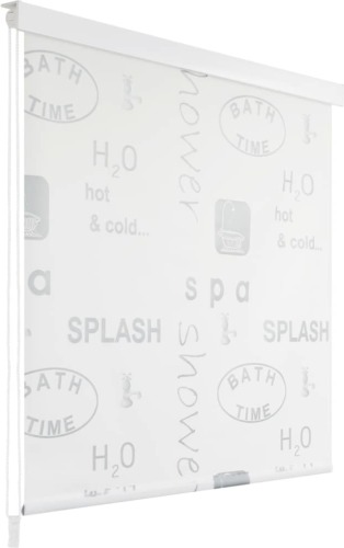 VidaXL Rolgordijn voor douche 120x240 cm splash