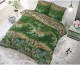 Sleeptime Elegance Trendy Jungle Green 2-persoons (200 x 200/220 cm + 2 kussenslopen)