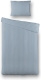 Presence Satijnstreep - Lichtblauw 1-persoons (140 x 200/220 cm + 1 kussensloop) Dekbedovertrek