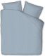 Presence Satijnstreep - Lichtblauw 2-persoons (200 x 200/220 cm + 2 kussenslopen) Dekbedovertrek
