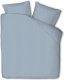 Presence Satijnstreep - Lichtblauw 2-persoons (200 x 200/220 cm + 2 kussenslopen) Dekbedovertrek
