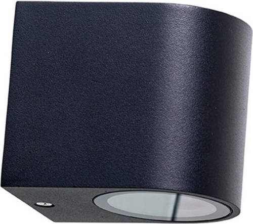 Dyberg Larsen Wandlamp Læsø Down Outdoor 35w Aluminium Zwart