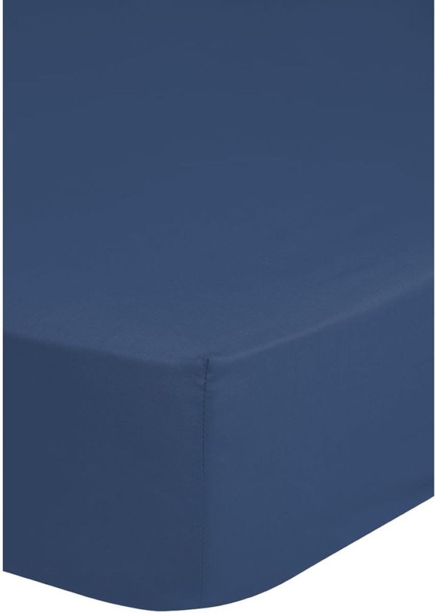Emotion Hoeslaken jersey 140x200 cm blauw 0200.24.44