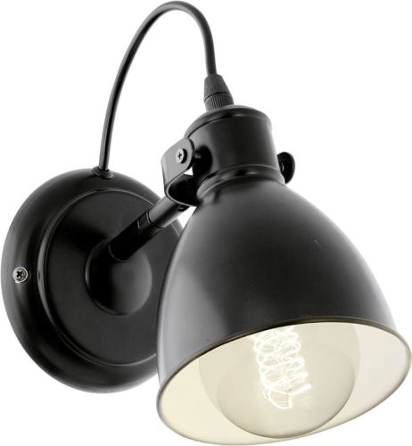 Eglo Wandlamp PRIDDY zwart en wit 49468
