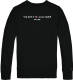 Tommy hilfiger sweater met logo zwart
