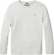 Tommy hilfiger longsleeve van biologisch katoen grijs