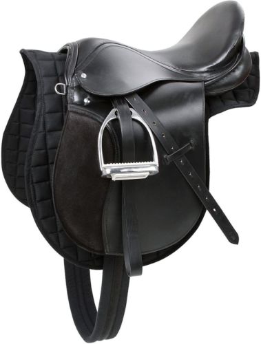 Kerbl Haflinger zadel leer zwart