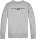 Tommy hilfiger sweater met logo lichtgrijs