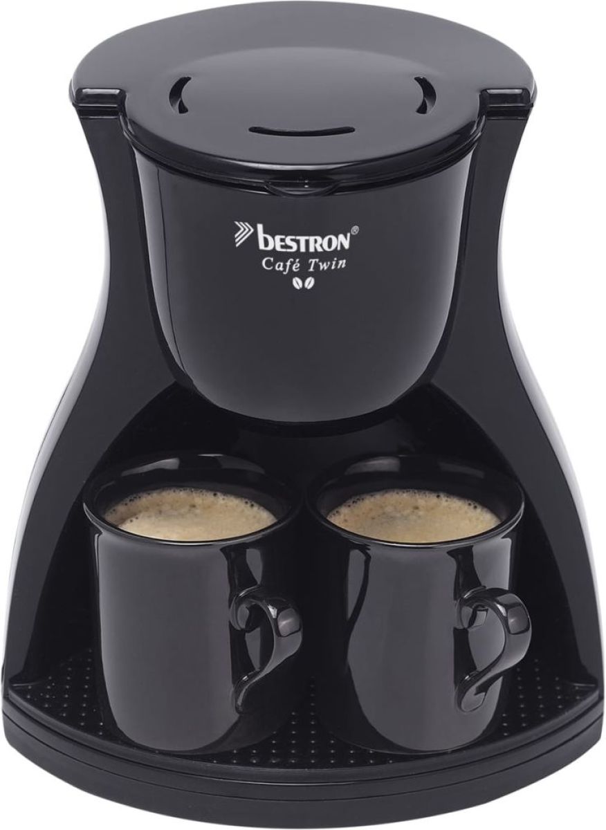 Bestron ACM8007BE koffiezetapparaat met 2 kopjes 450 W