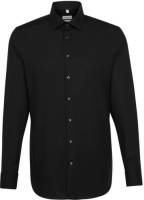 Seidensticker slim fit overhemd zwart