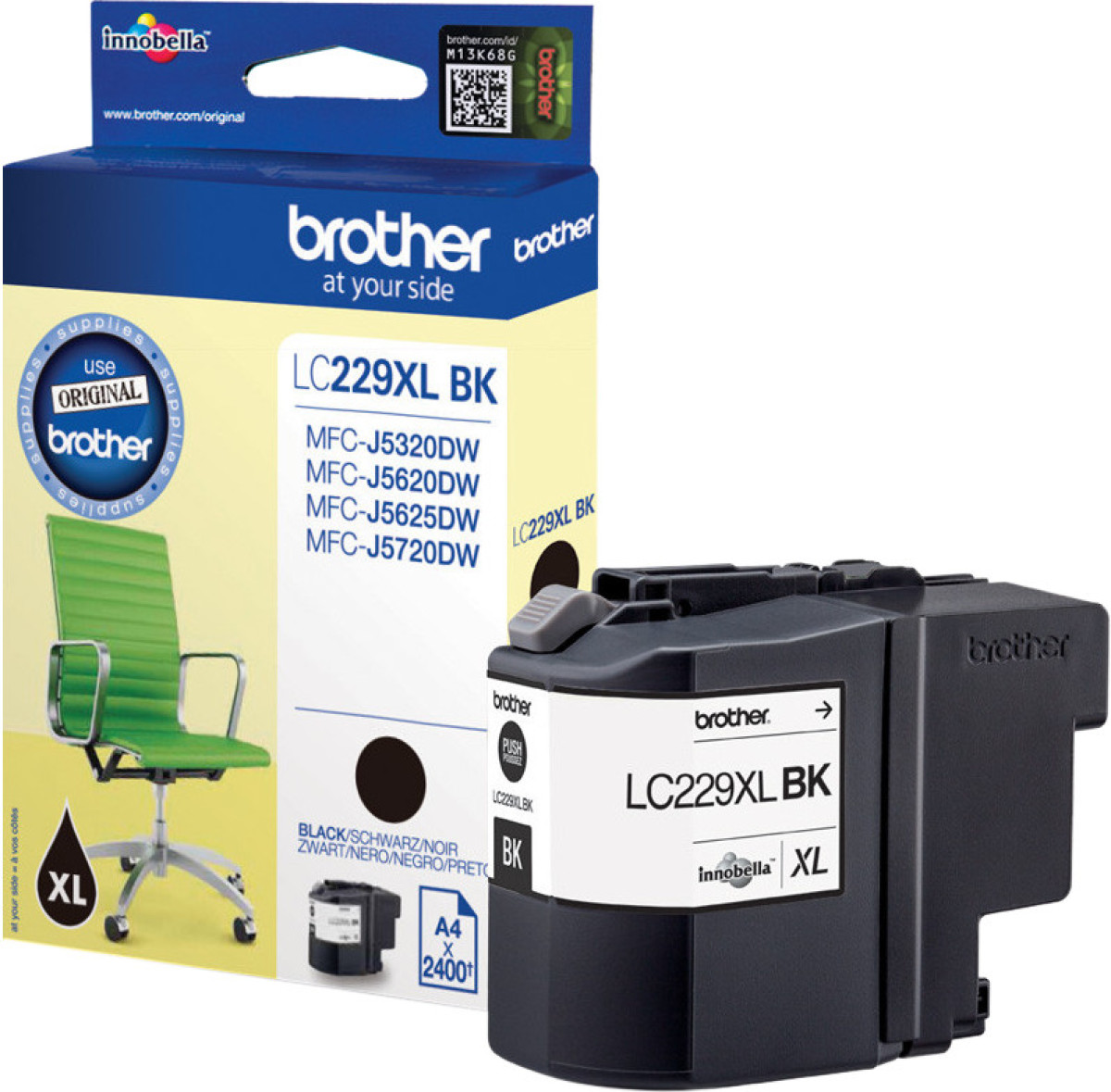 Brother LC-229XLBK Cartridge Zwart XL