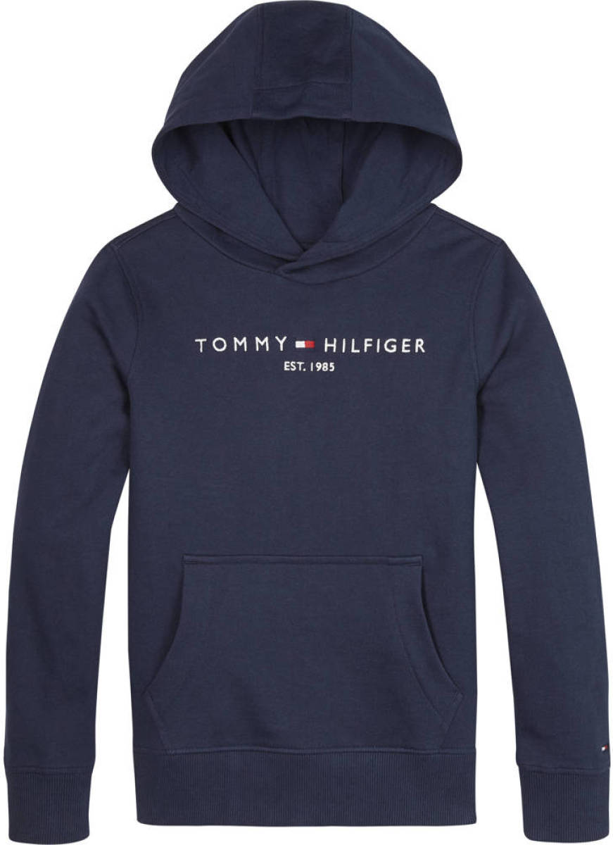 Tommy hilfiger sweater met logo donkerblauw
