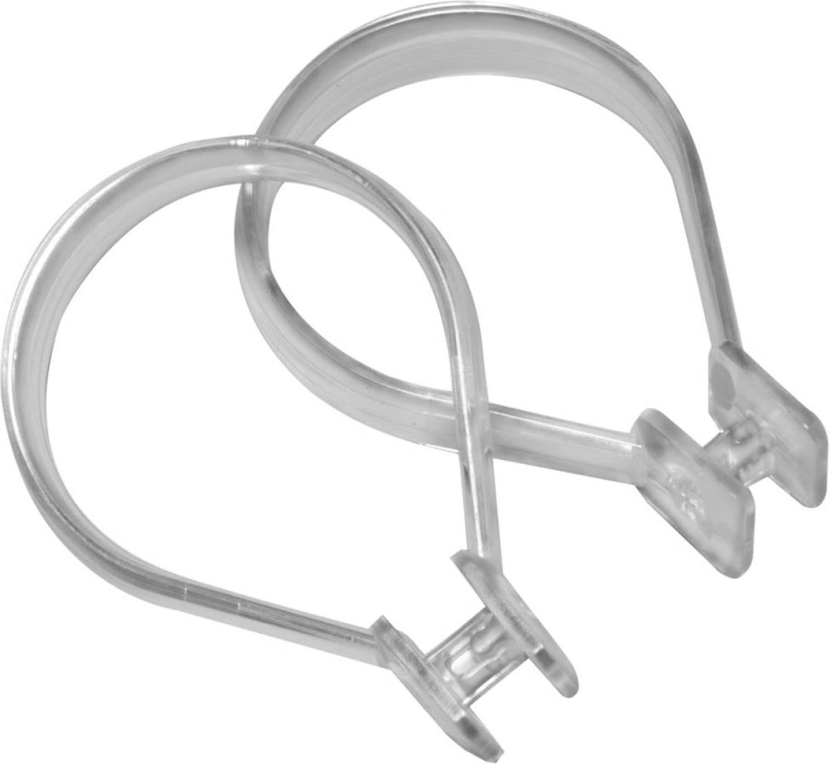 Sealskin douchegordijnringen Beauty Rings 12 st transparant 251060200