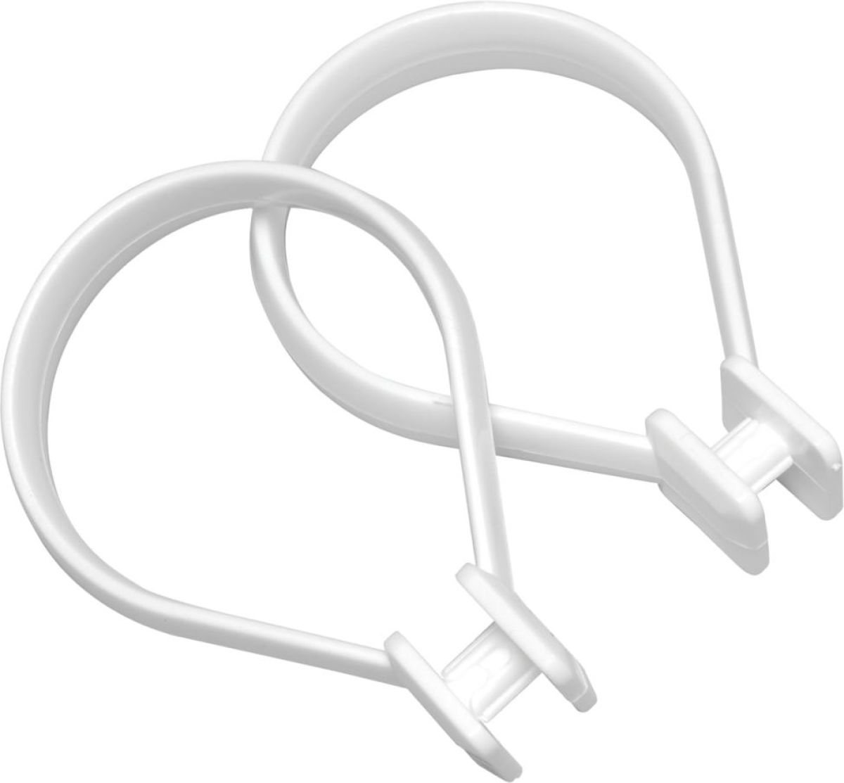 Sealskin douchegordijnringen Beauty Rings 12 st wit 251060210
