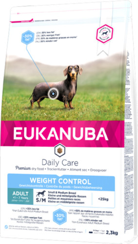 Eukanuba Daily Care Weight Control Small - Medium Kip 2.5 kg