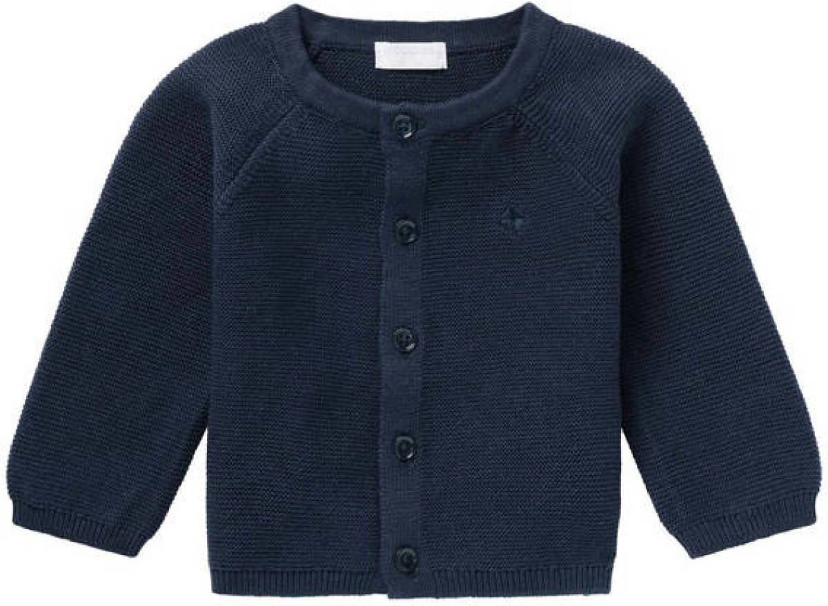 Noppies baby vest Naga van biologisch katoen donkerblauw
