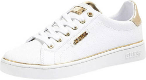Guess Beckie sneakers wit/goud