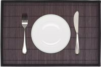 VidaXL Placemats 30x45 cm bamboe donkerbruin 6 st