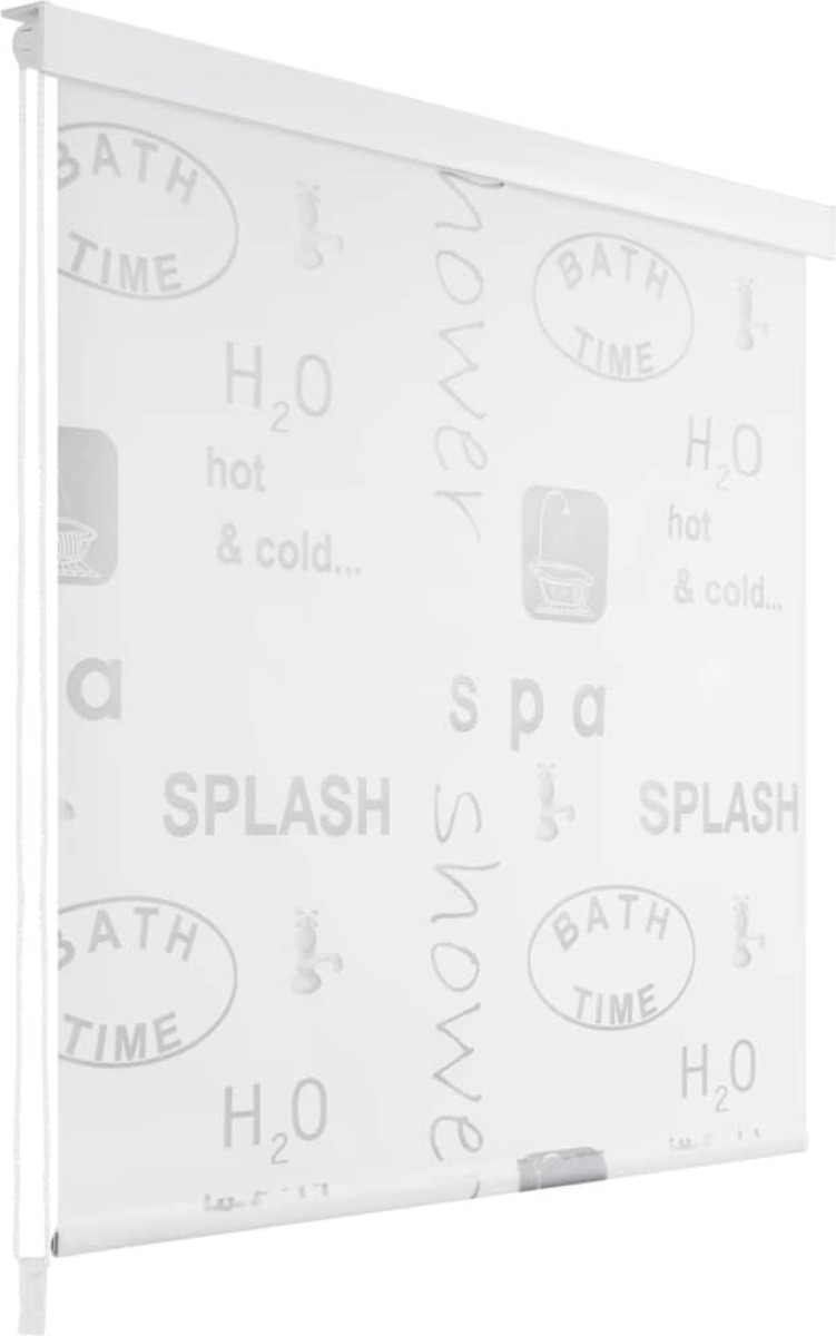 VidaXL Rolgordijn voor douche 80x240 cm splash