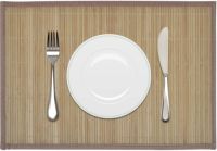 VidaXL 6 st Placemats 30x45 cm bamboe bruin