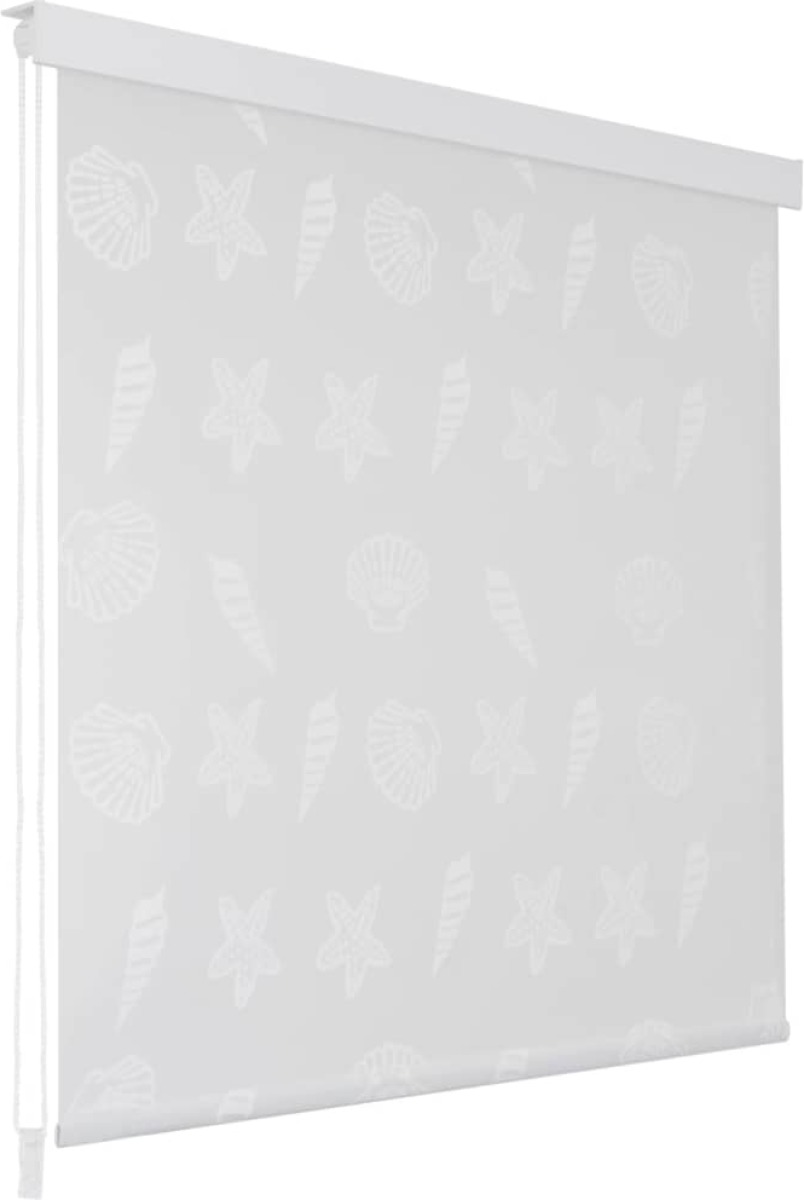 VidaXL Rolgordijn voor douche 100x240 cm zeester