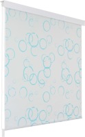VidaXL Rolgordijn voor douche 100x240 cm bubbel