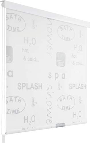 VidaXL Rolgordijn voor douche 100x240 cm splash