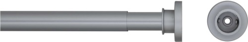 Sealskin Douchegordijnstang telescopisch 130 cm mat grijs