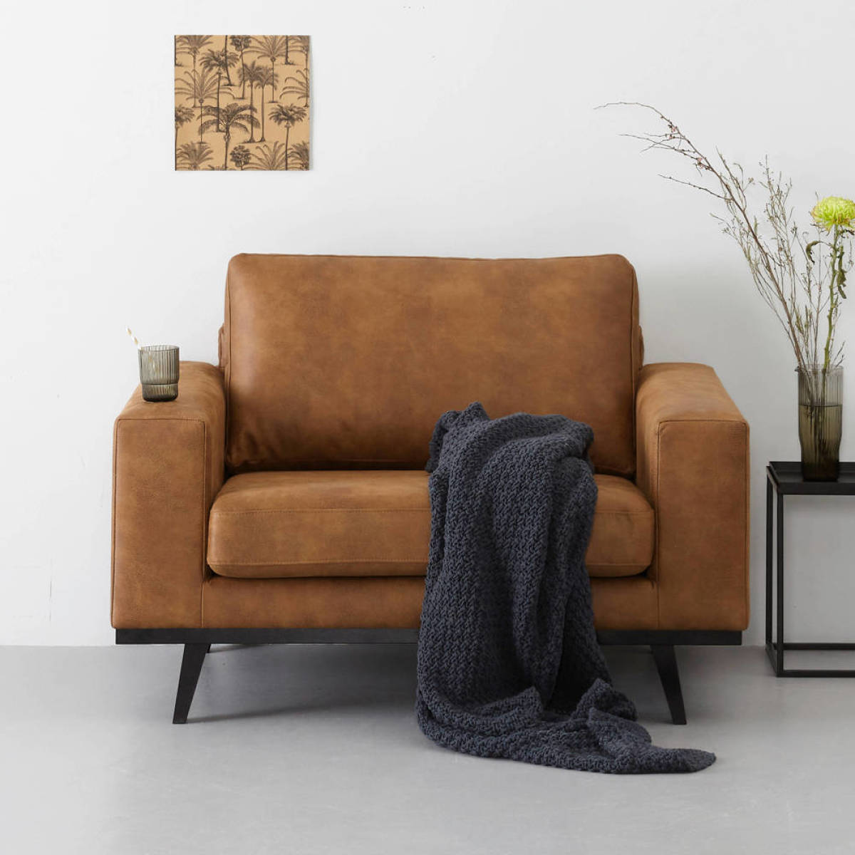 wehkamp home eco-leren loveseat Torino
