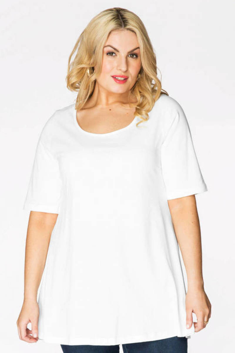 Yoek T-shirt wit