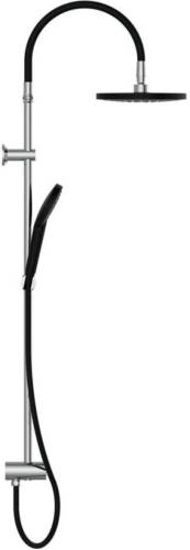 SCHÜTTE Hoofddoucheset MATAO RAIN chroomkleurig-matzwart