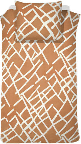 Damai katoenen Damai Dekbedovertrekset katoen 140 x 200/220 cm kline caramel