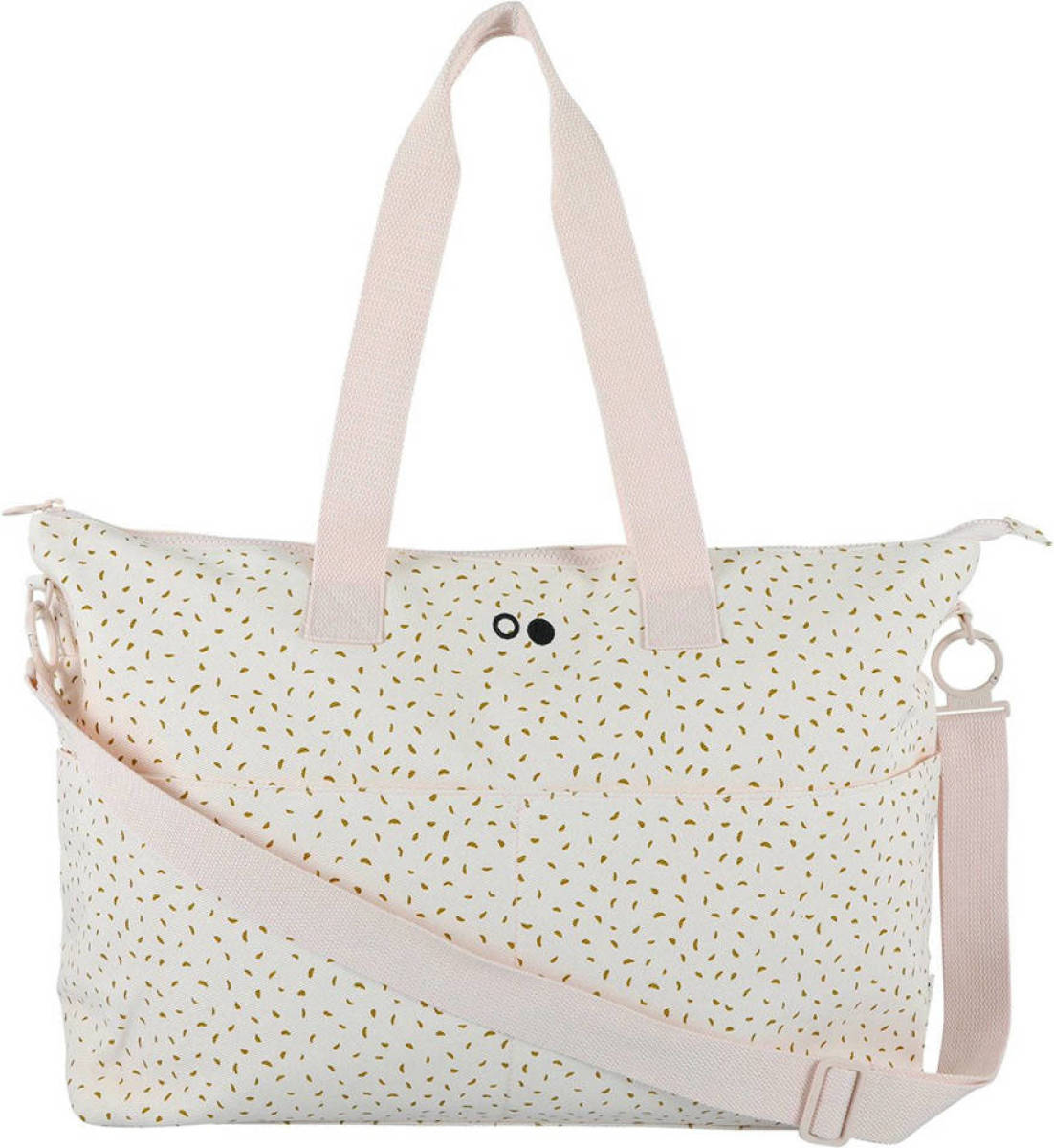 TRIXIE luiertas Moonstone ecru/lichtroze