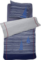 Cinderella katoenen Cinderella Dekbedovertrekset katoen 140 x 200/220 cm boats deep blue