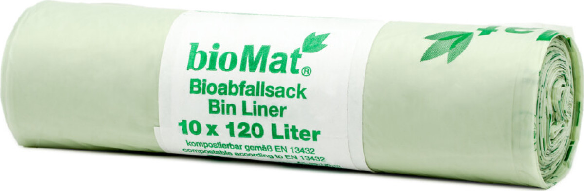 BioMat Compostable Waste Bag 120 - 140 liter 10 stuks