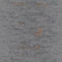 Topchic Behang betonstijl grijs en koperkleurig