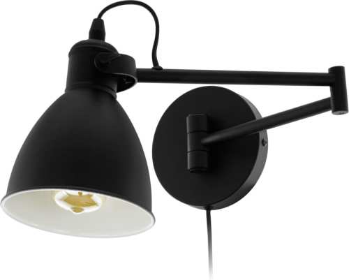 Eglo LED-wandlamp San Peri staal zwart