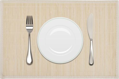 VidaXL 6 Placemats bamboe 30 x 45 cm natuurlijk