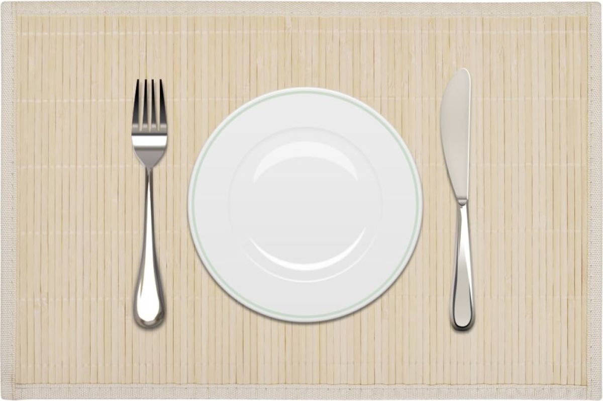 VidaXL 6 Placemats bamboe 30 x 45 cm natuurlijk